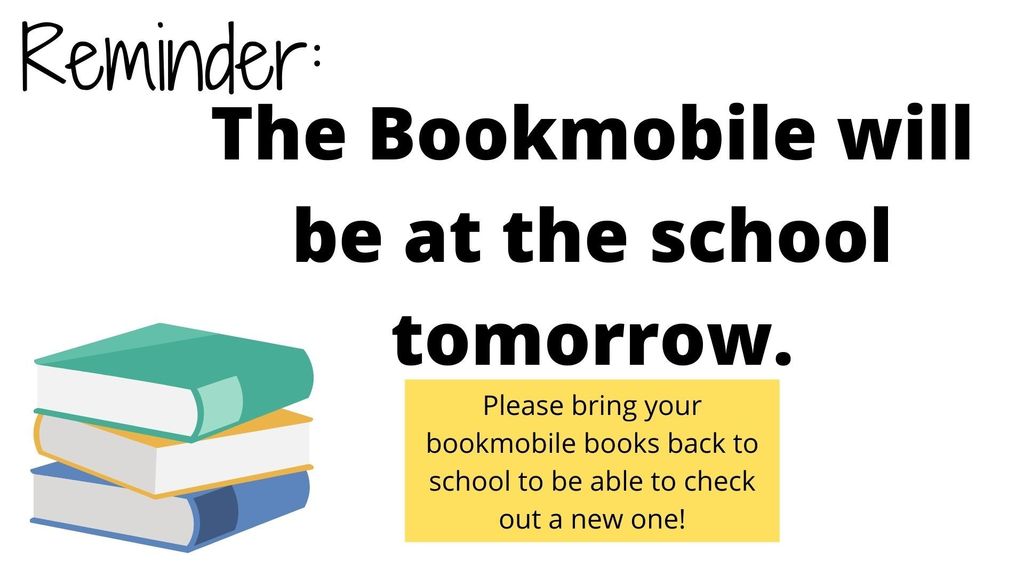 Bookmobile Reminder!
